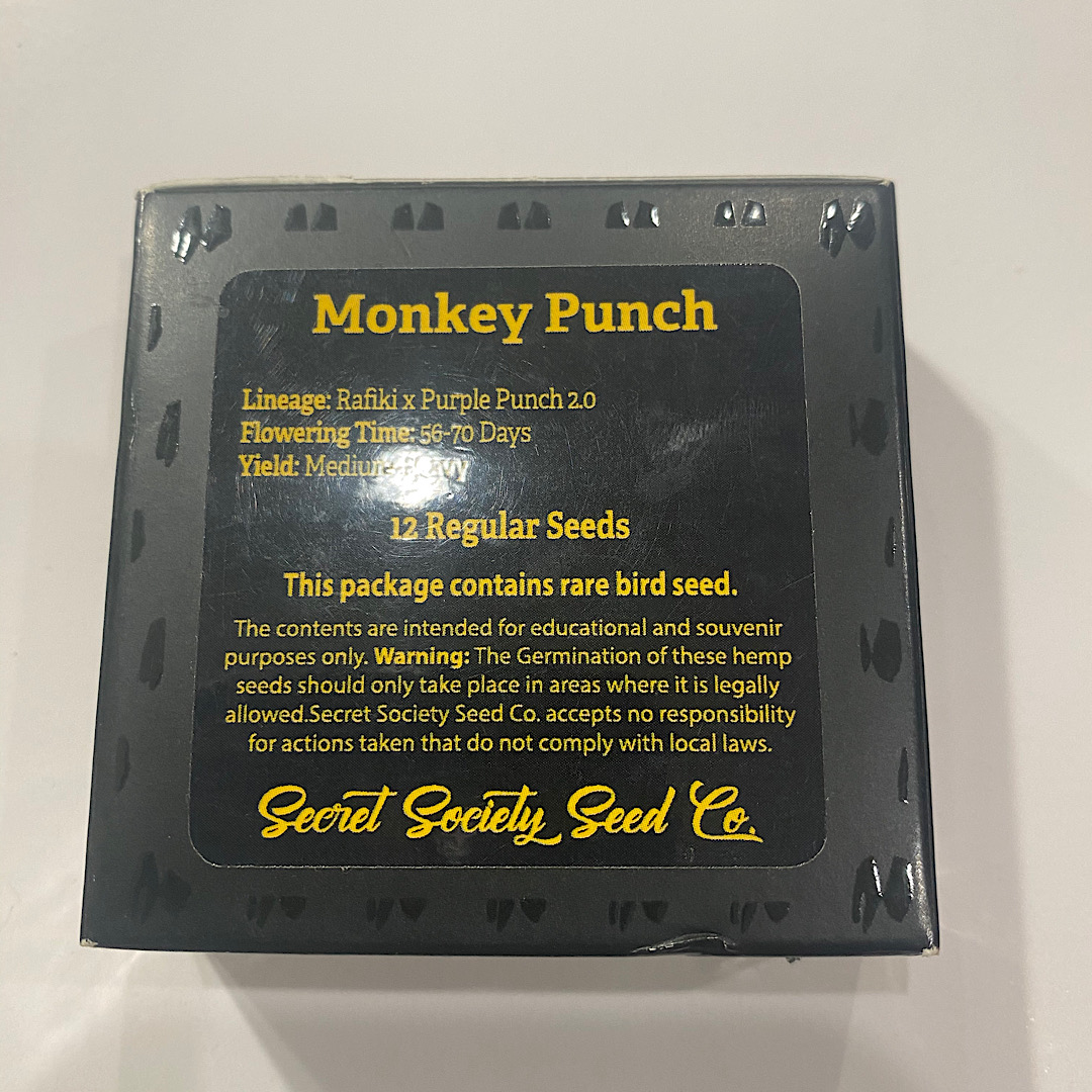 Secret Society Seed Co Monkey Punch Seed Canary