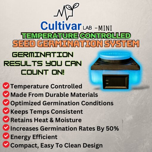 Cultivar Lab - Mini (GLOW IN THE DARK Edition) | Temperature Controlled Seed Germination System - Image 2